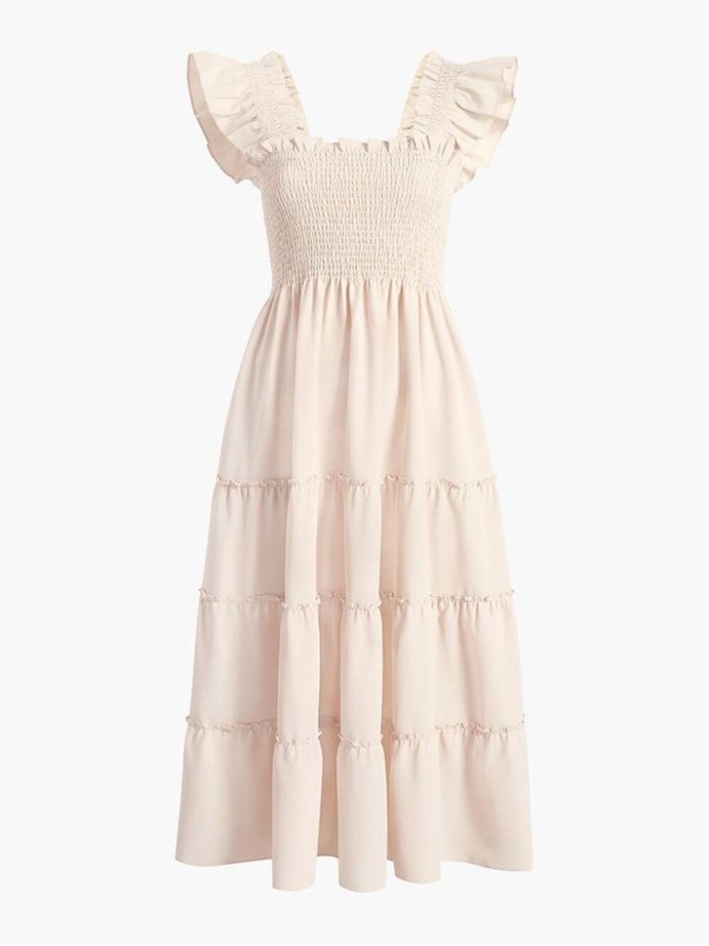 Hill House The Ellie Nap Dress- Sand Crepe
